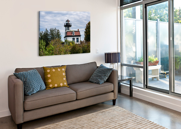 OLD COLCHESTER REEF LIGHTHOUSE IN SHELBURNE STEVE HEAP  Canvas Print