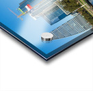 Cityscape of apartments and offices  in downtown Austin Texas Acrylic print