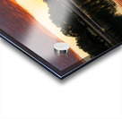 Dramatic sunset over Legacy Hills Park lake and golf course near Acrylic print