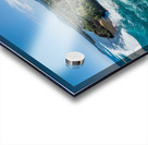 Aerial view of Princeville to Na Pali coast off Sealodge beach Acrylic print