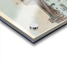 Restored 1892 engraving of Brooklyn Bridge in NYC Acrylic print