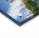 View along Colorado river of Austin Texas skyline Acrylic print