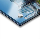 Aerial city skyline of Austin Texas in spring 2025 from park Impression Acrylique