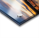 Sail like building with modern office blocks in Austin Texas sky Acrylic print