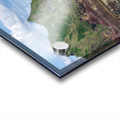 View from volcanic summit of Eldfell with Viking Neptune cruise Acrylic print