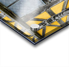 Detail of framing around a window of 13th Century fortified mano Acrylic print