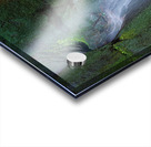 Floodlit waterfall in Shanklin Cline a tourist attraction on the Impression Acrylique