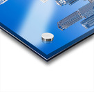 Modern Rainey Street Austin apartments above lake Acrylic print