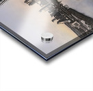 Charcoal sketch aerial Austin downtown skyline Acrylic print