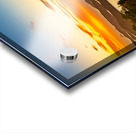 Sunset over Charlotte Amalie St Thomas Acrylic print