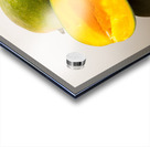 Two mangoes on reflecting surface Impression Acrylique