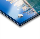 Skyline of hotels in JBR Beach above the sand and oceanfront Acrylic print