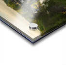 Old stone railway viaduct over River Nidd in Knaresborough Acrylic print