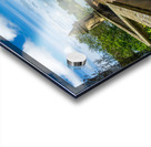 Old stone railway viaduct over River Nidd in Knaresborough Acrylic print