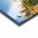 Railroad bridge over Mississippi river at sunrise in St Paul Acrylic print