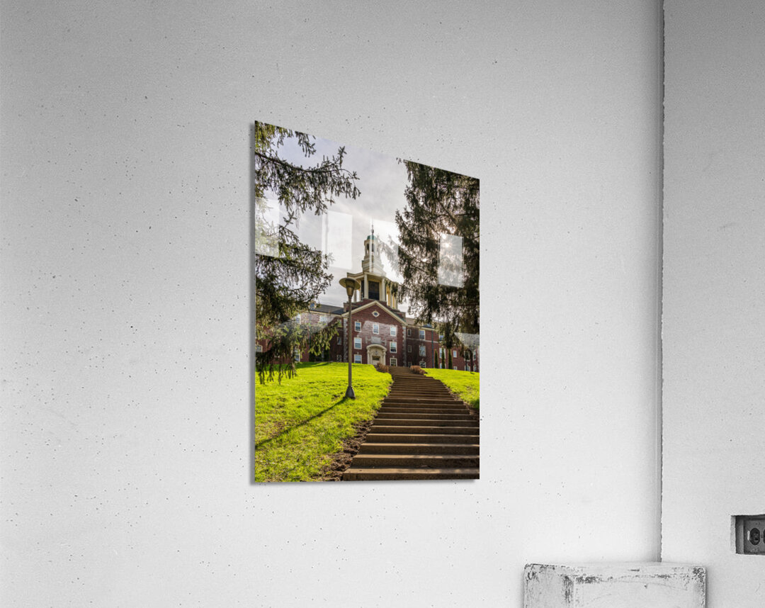 Facade of iconic Stuyvesant Hall at Ohio Wesleyan University Acrylic Print