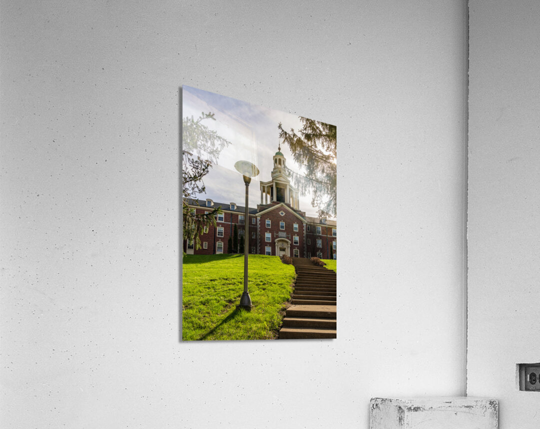 Facade of iconic Stuyvesant Hall at Ohio Wesleyan University Acrylic Print