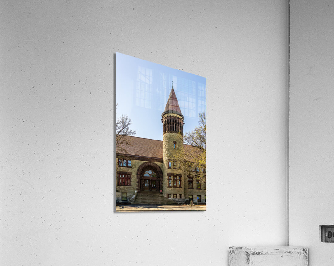 Orton Hall on the Oval at Ohio State University in Columbus Impression acrylique