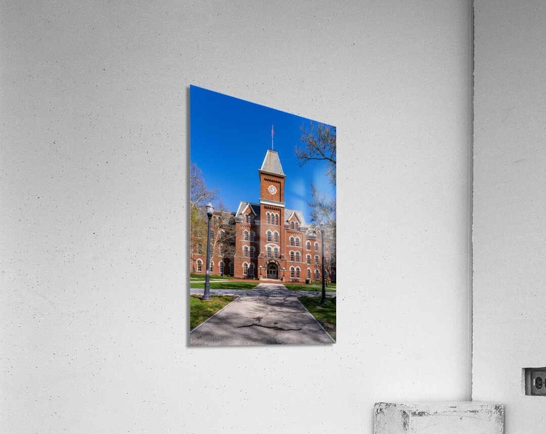 Facade of iconic University Hall on the Oval at OSU in Columbus  Acrylic Print