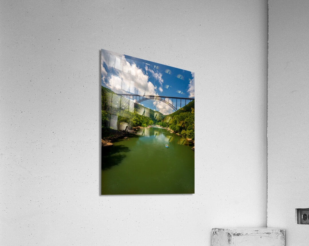Rafters at the New River Gorge Bridge Acrylic Print