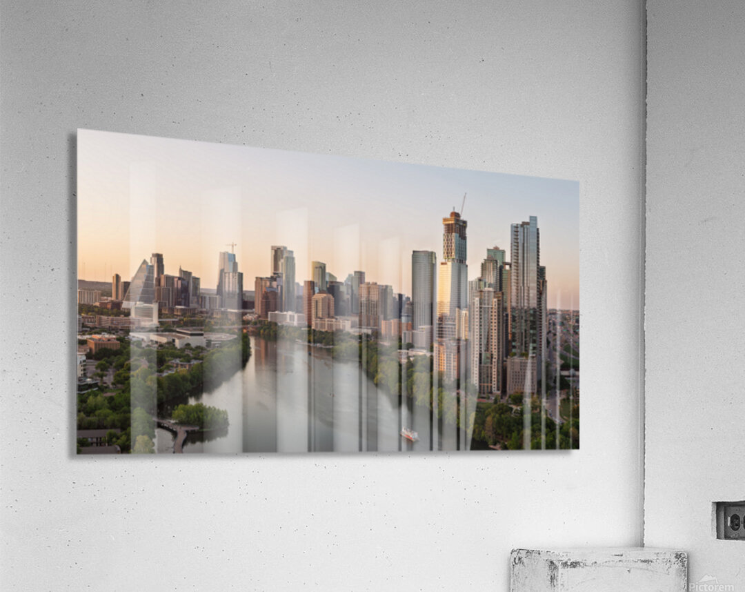 Early Sunset view of downtown Austin Skyline in 2025 Acrylic Print
