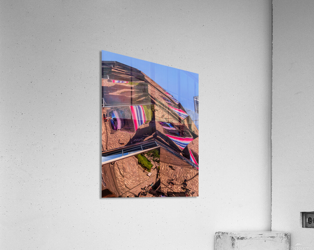 Reflective surface of the Vessel with photographer below Acrylic Print