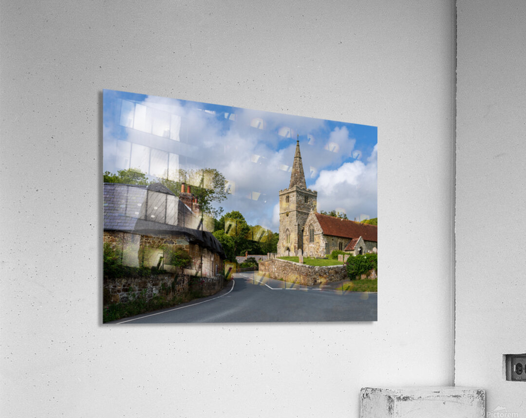 St Peters Church in Shorwell on the Isle of Wight  Acrylic Print