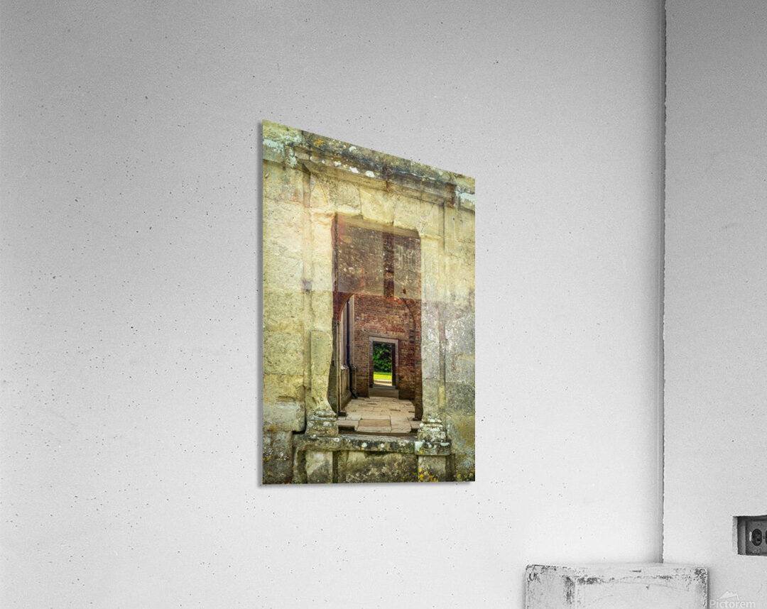 Interior doors and corridors of Appuldurcombe Hall Wroxall on I Acrylic Print