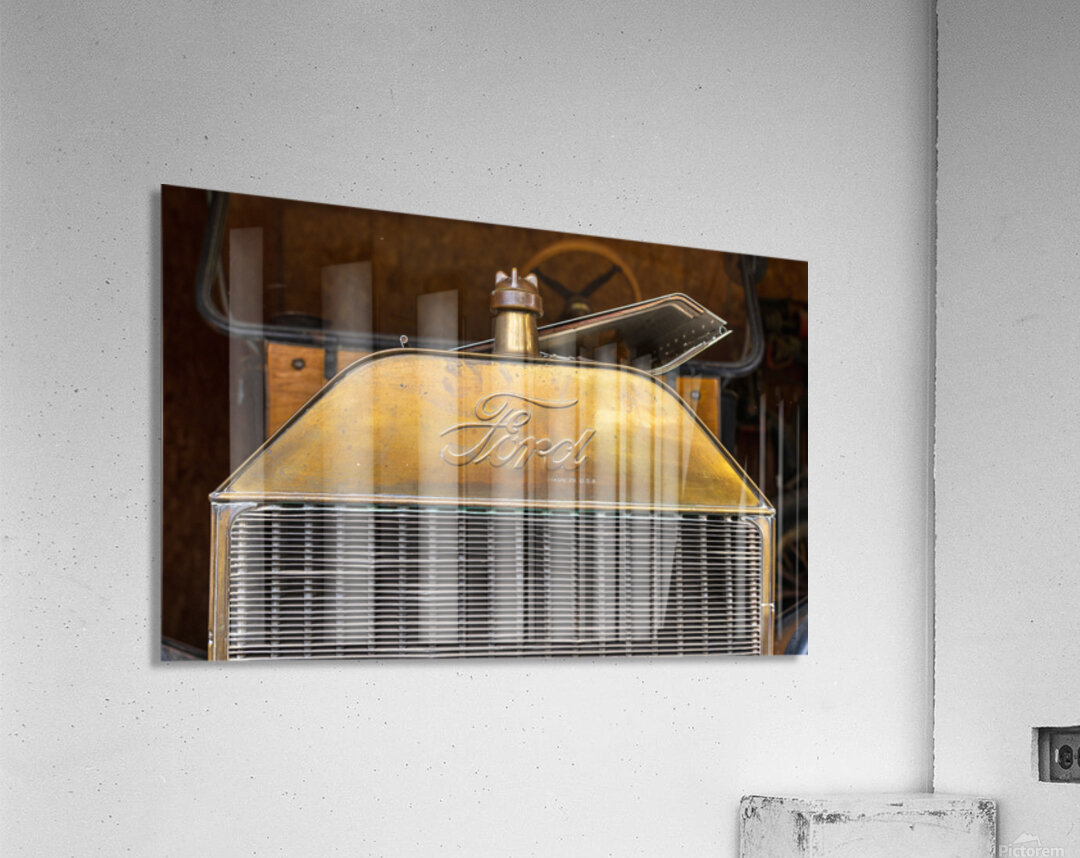 Radiator and front of historic Ford Model T car or truck Acrylic Print