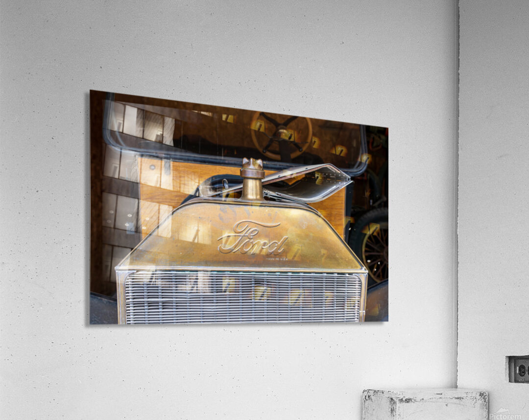 Radiator and front of historic Ford Model T car or truck Acrylic Print