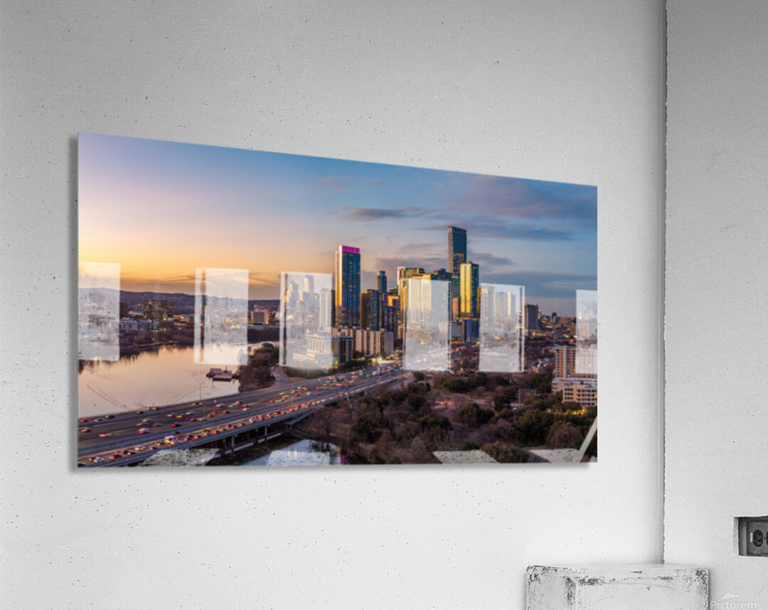 Dusk downtown skyline of Austin Texas 2026 Acrylic Print