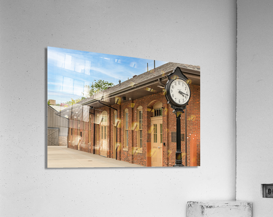 Restored Union Railway station building in Morgantown Acrylic Print