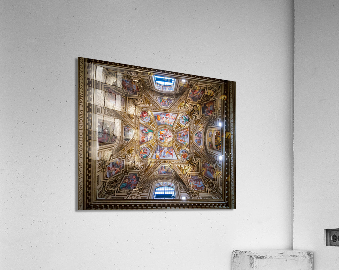 Side Chapel of the Basilica of St Mary in Trastevere Acrylic Print