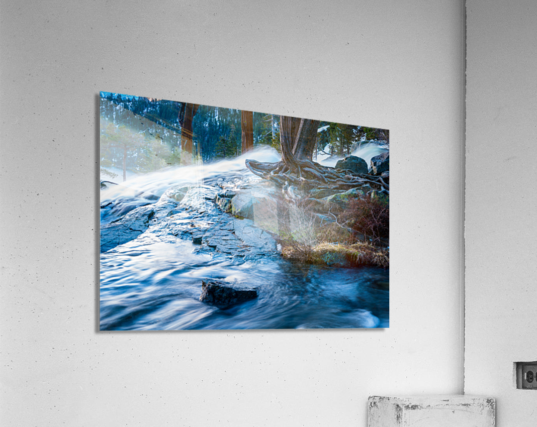 Detail of Lower Eagle Falls Lake Tahoe Acrylic Print