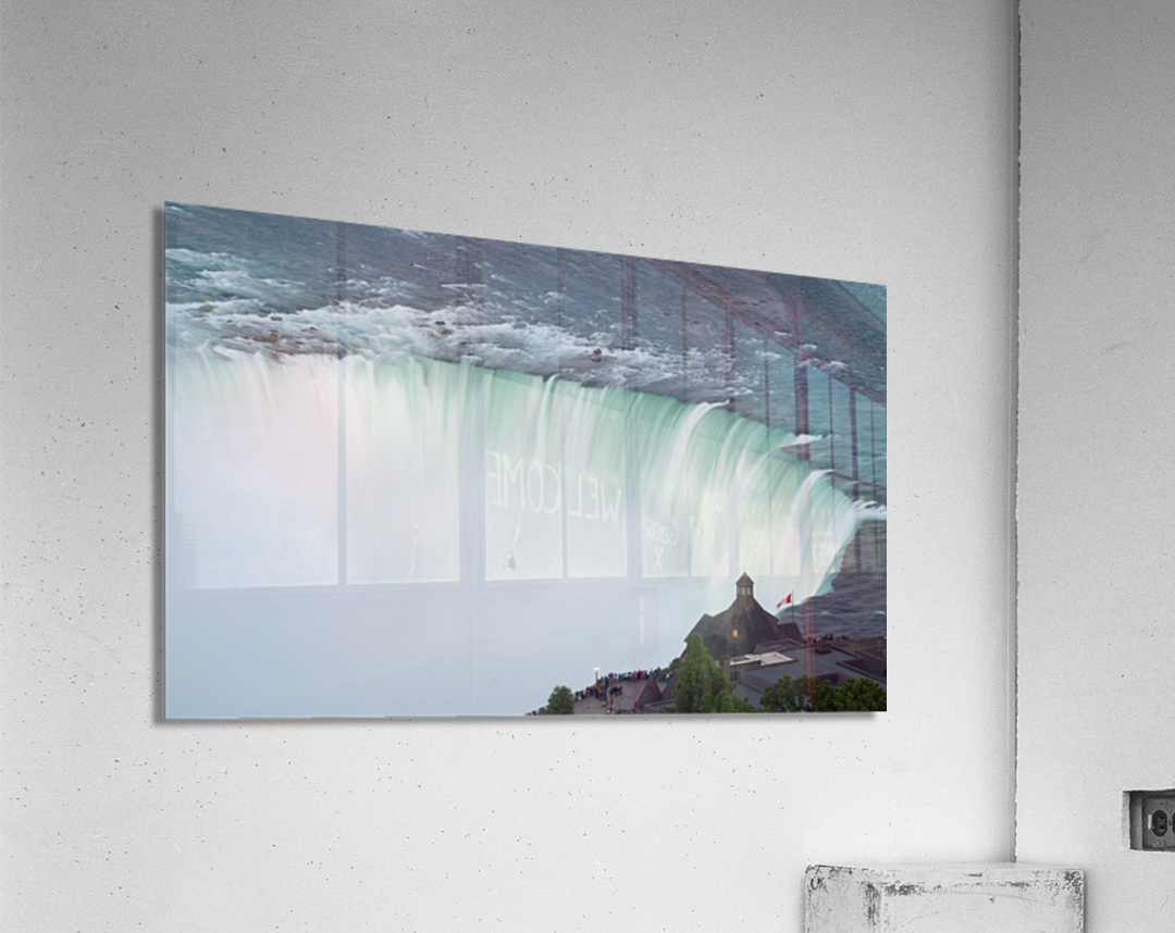 Wide view of Canadian Horseshoe Falls at Niagara Acrylic Print