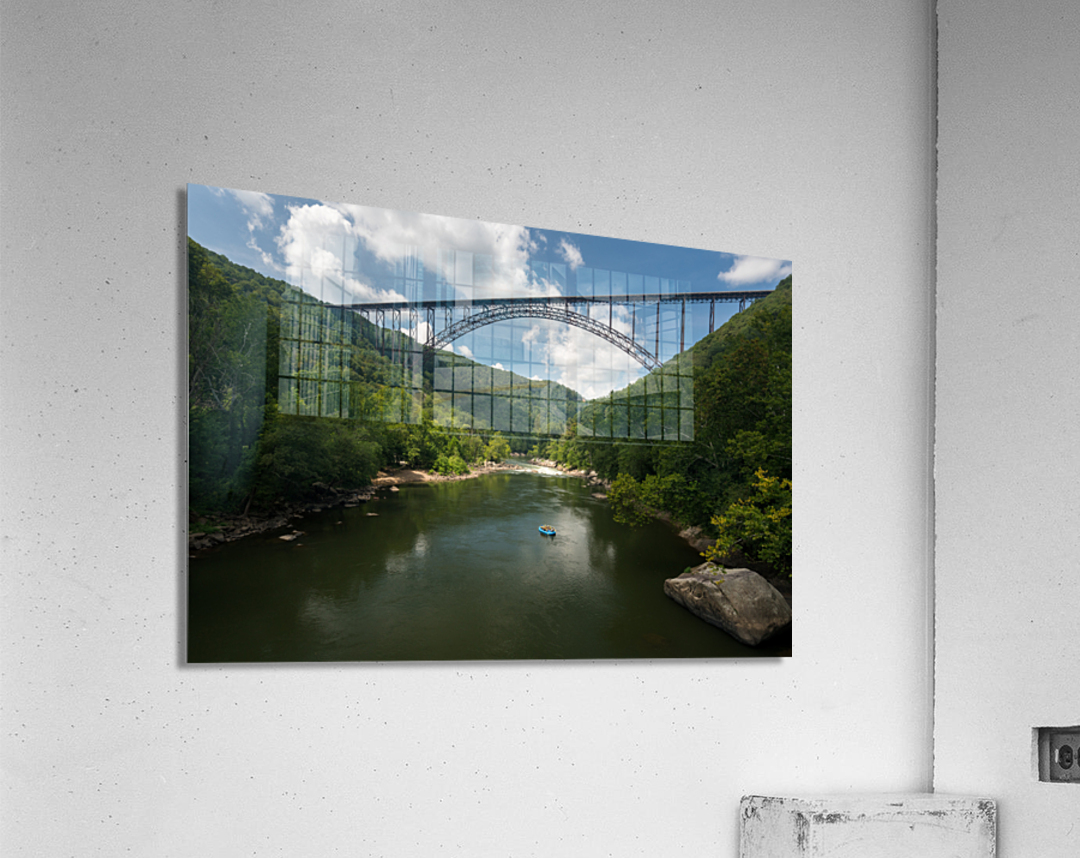 Rafters at the New River Gorge Bridge Acrylic Print