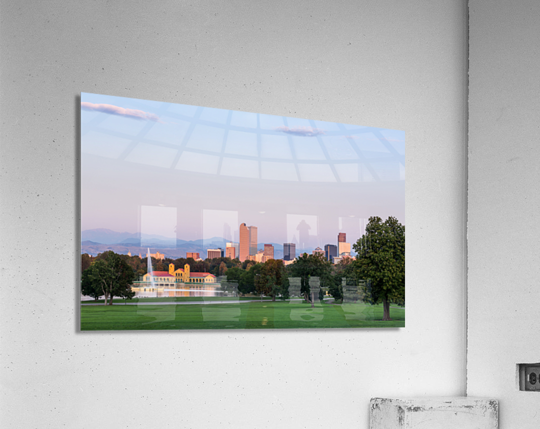 Skyline of Denver at dawn  Acrylic Print 