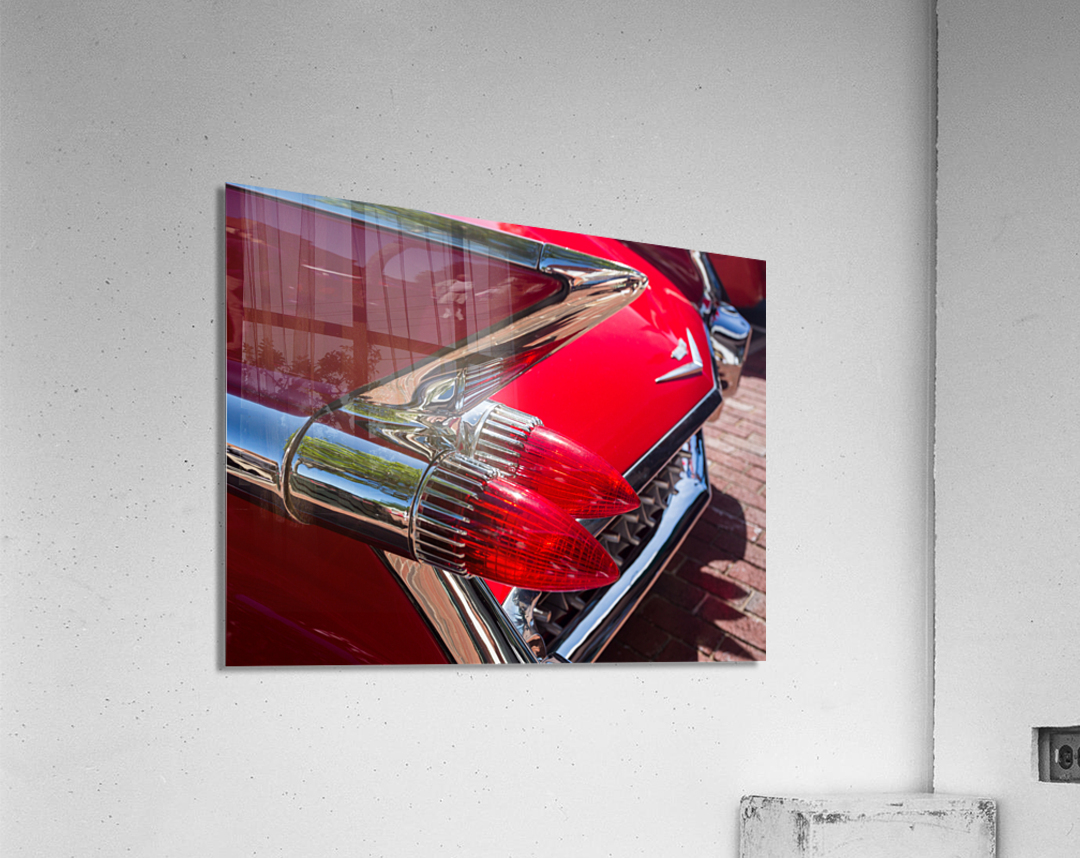 Detail of 1959 Cadillac Eldorado tail lights Acrylic Print