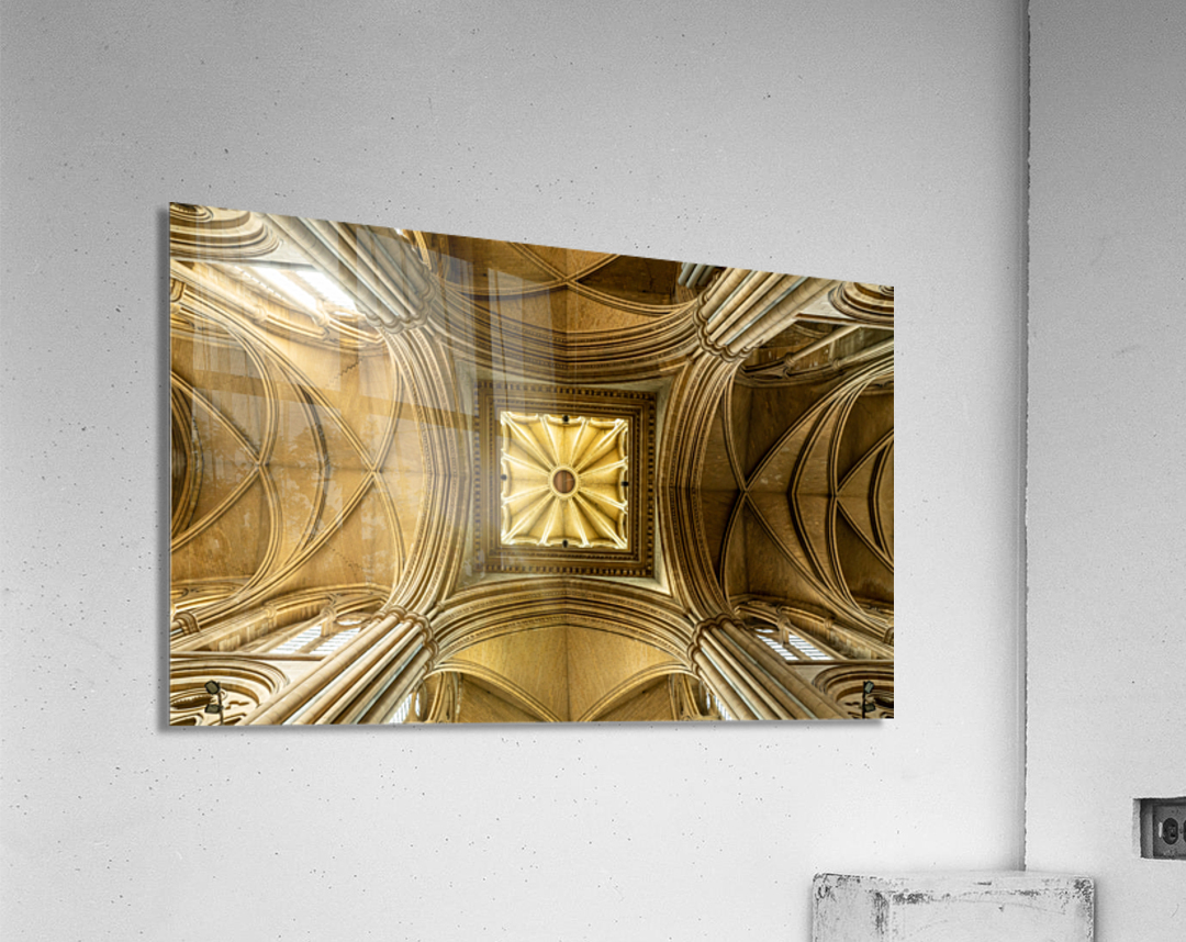 Detail of roof in Truro cathedral in Cornwall Acrylic Print