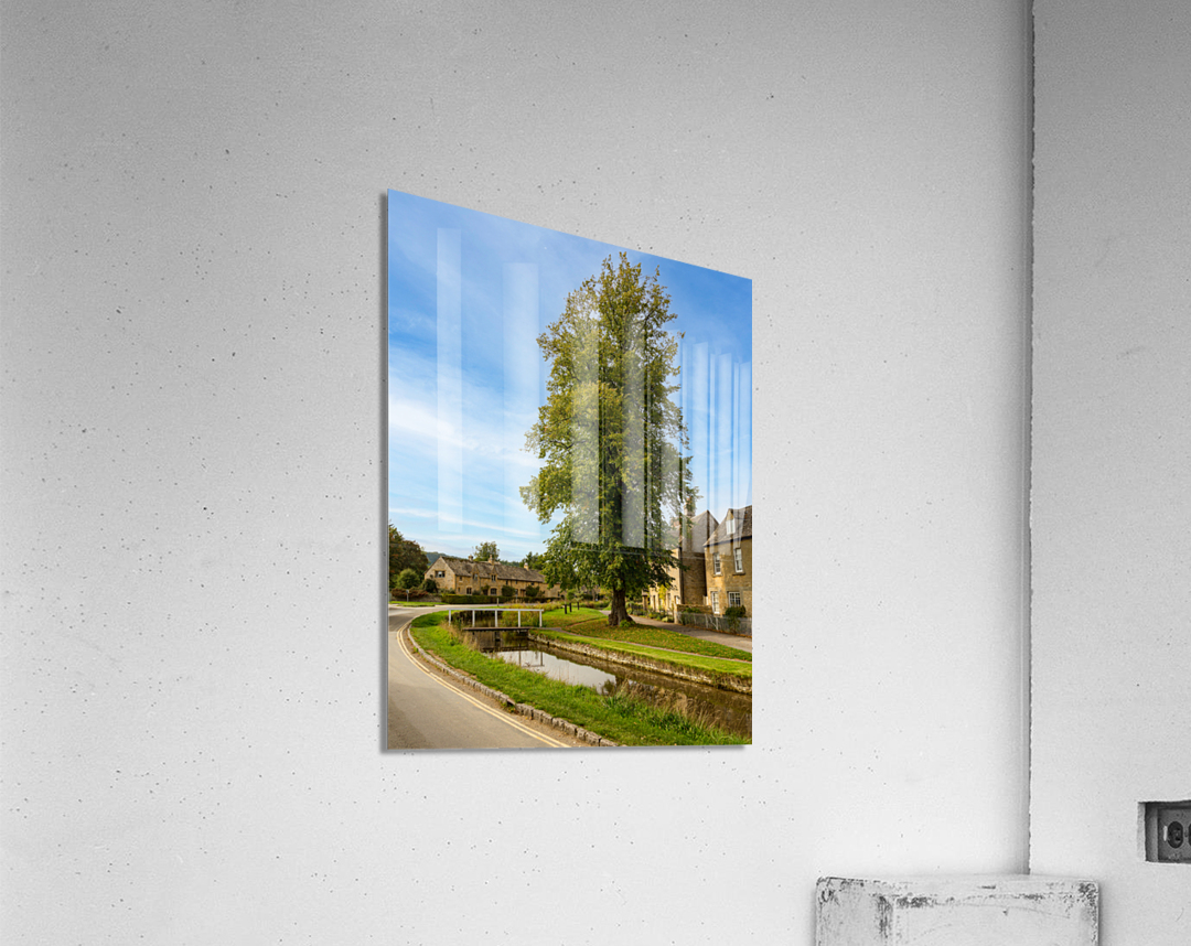 Old houses in Cotswold district of England Acrylic Print