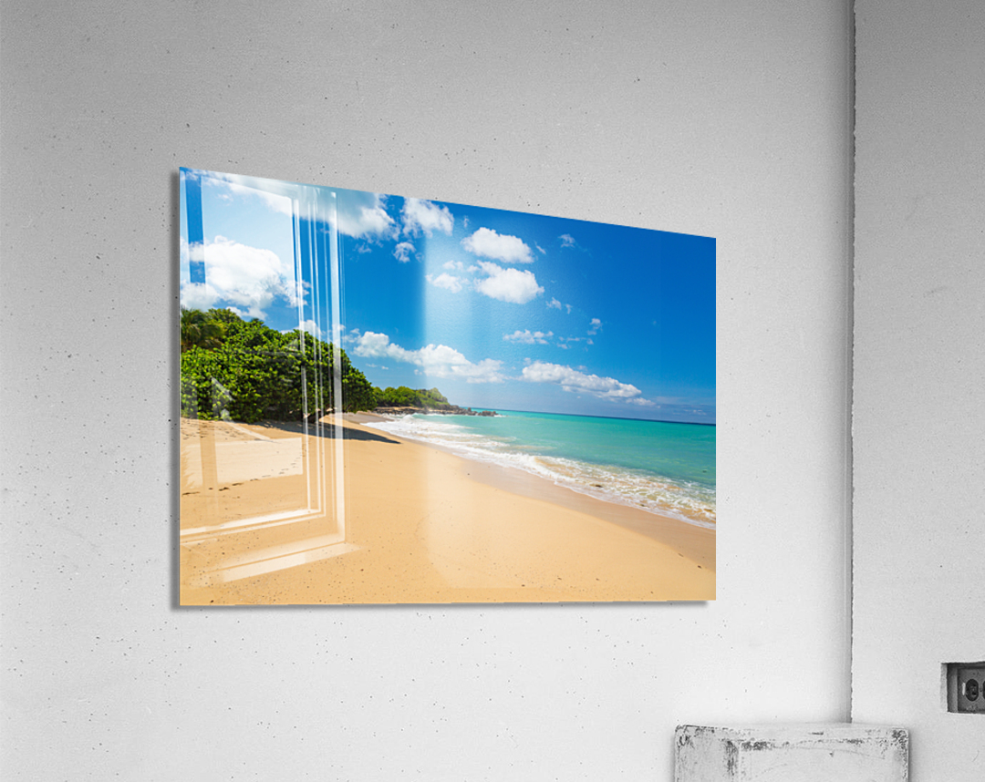 Happy Bay off coast of St Martin Caribbean Acrylic Print