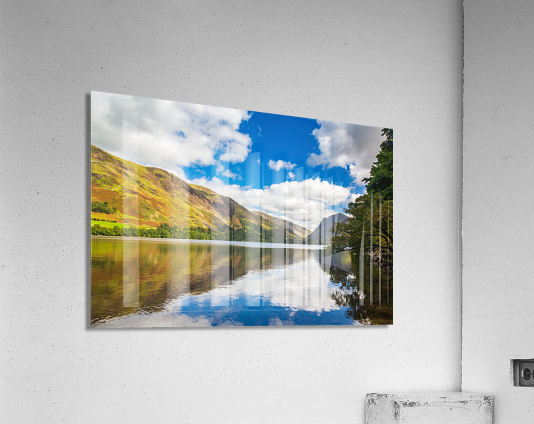 Reflections in Buttermere in Lake District Acrylic Print