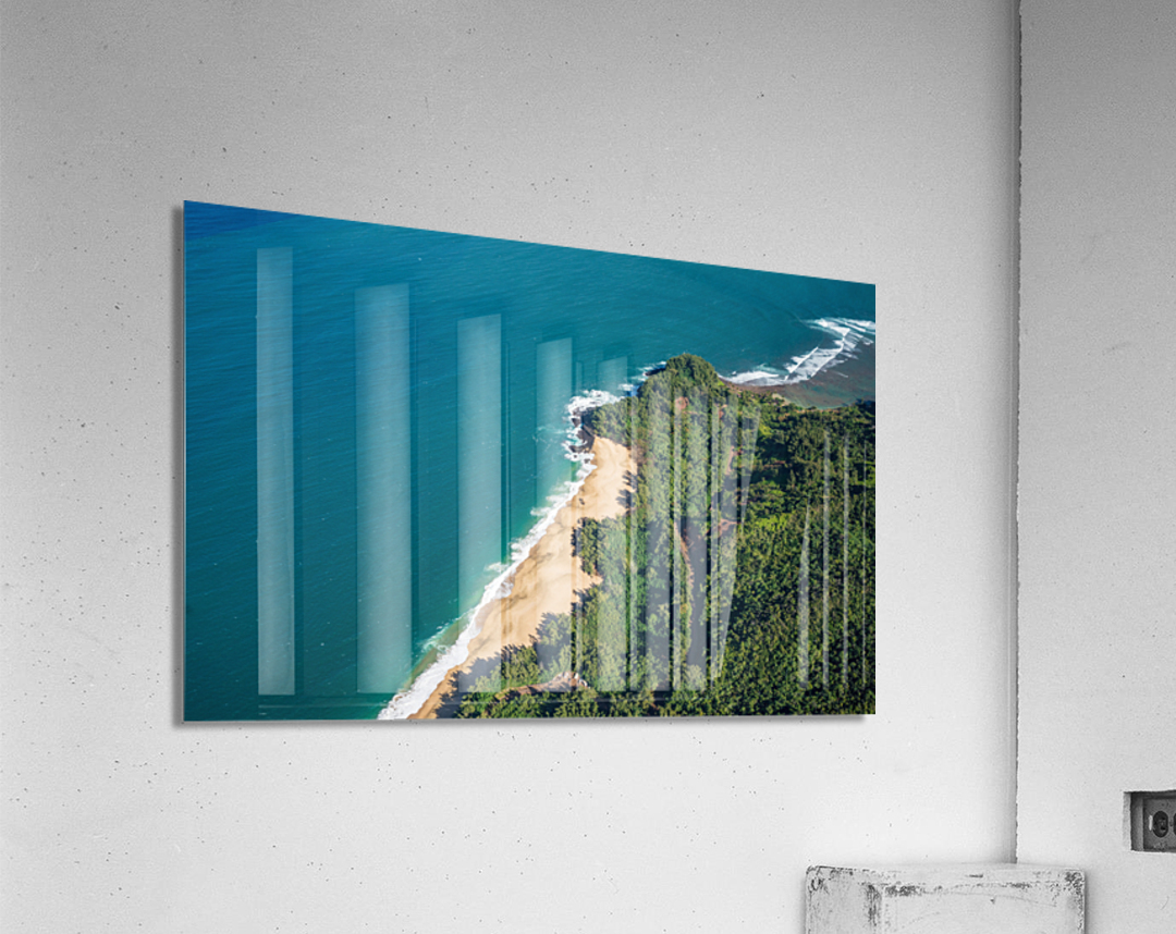 Garden Island of Kauai from helicopter tour Acrylic Print