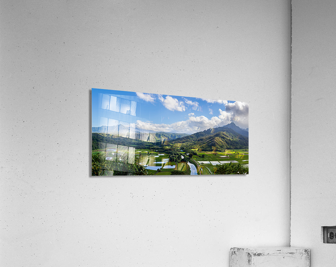 Hanalei valley from Princeville Kauai Acrylic Print