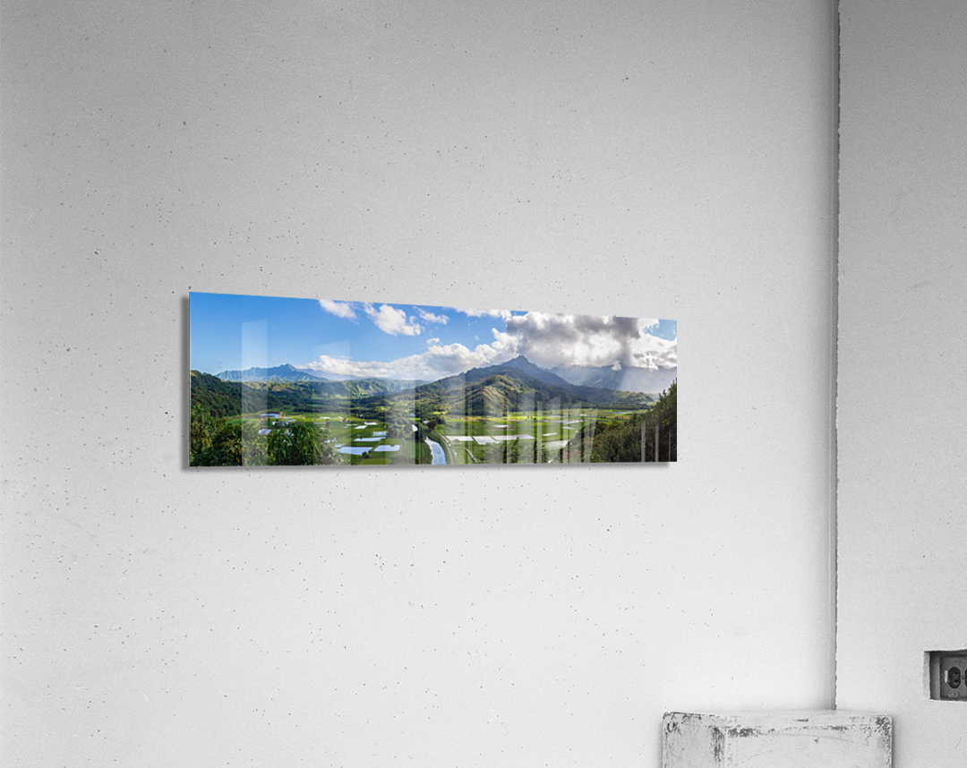 Hanalei valley from Princeville Kauai Acrylic Print