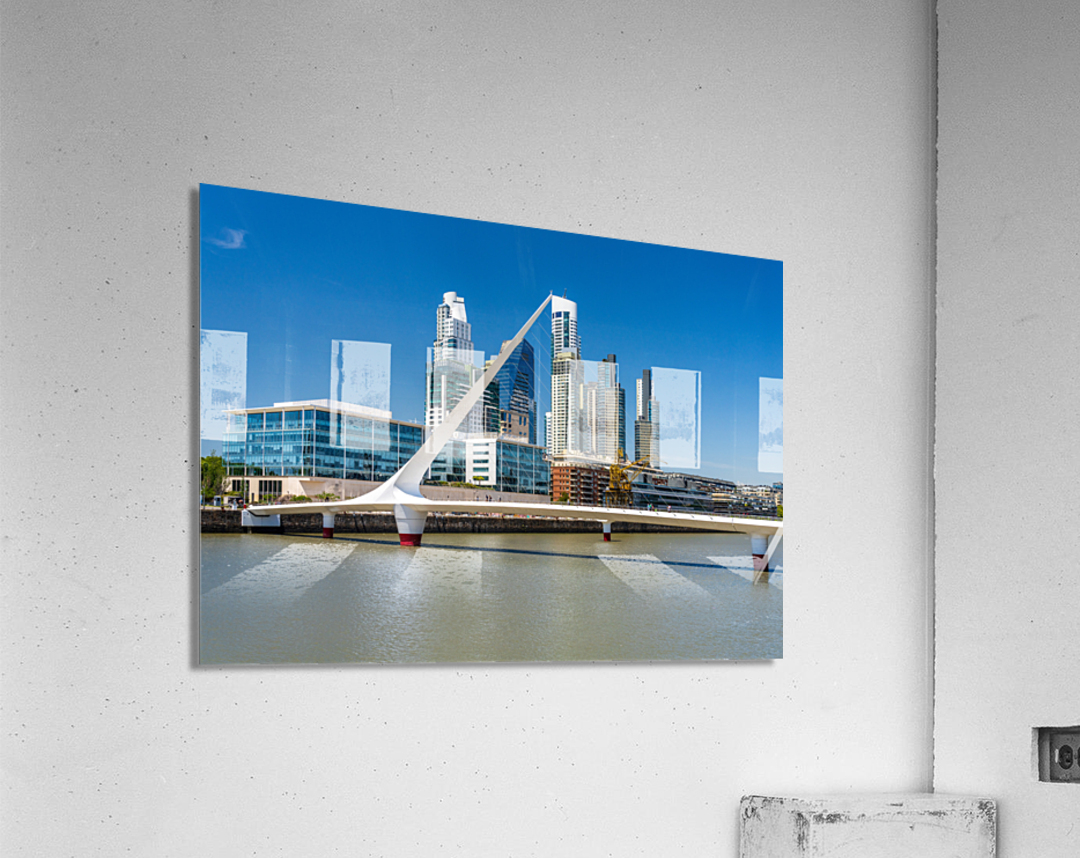 Modern development in the Puerto Madero district of Buenos Aires Impression acrylique