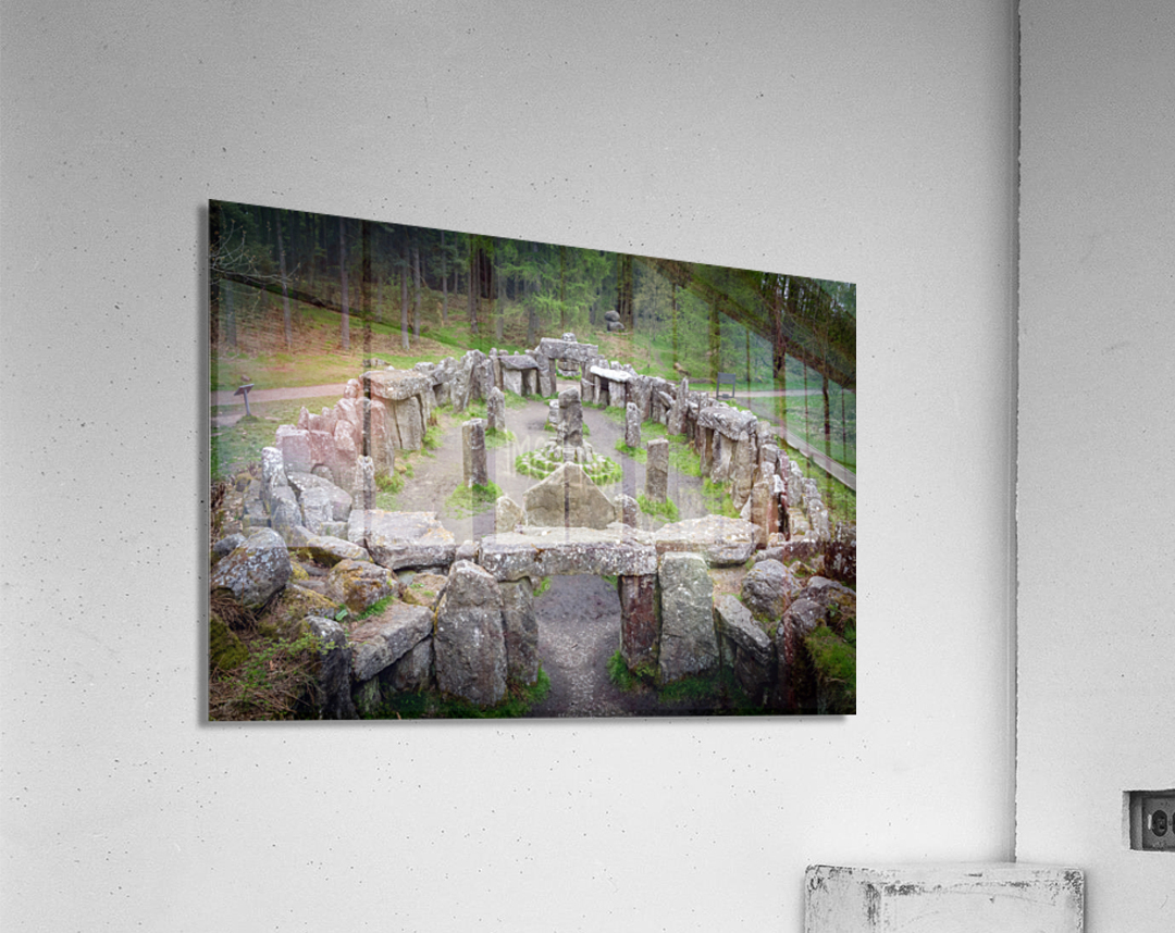 Standing stones of the Druids Plantation in Nidderdale Acrylic Print