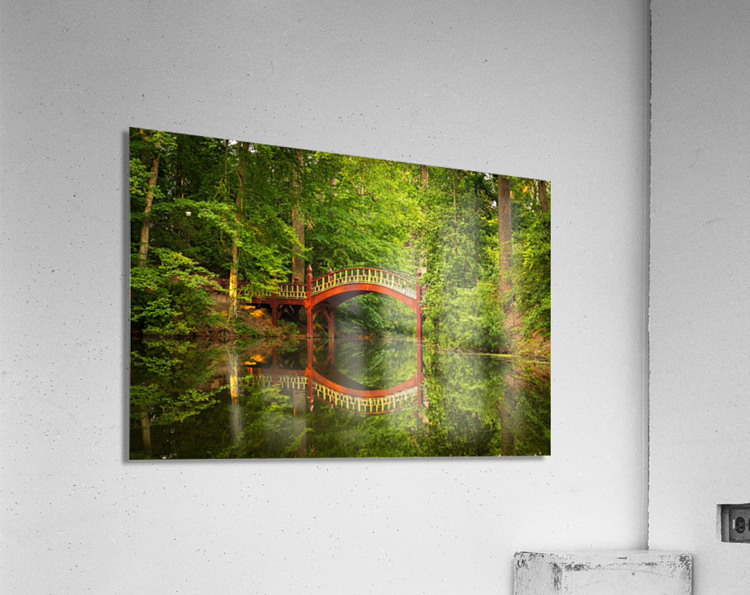 Crim Dell bridge at William and Mary college Acrylic Print
