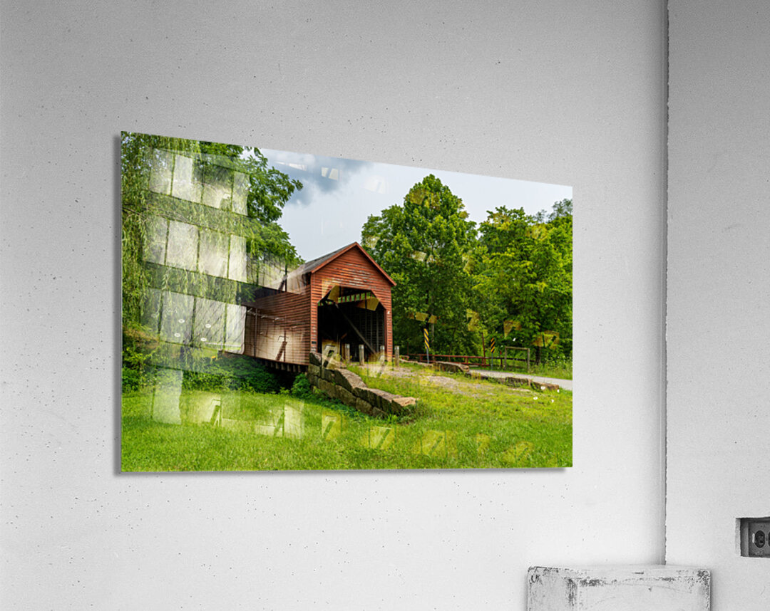Dents Run Covered bridge near Morgantown WV Acrylic Print
