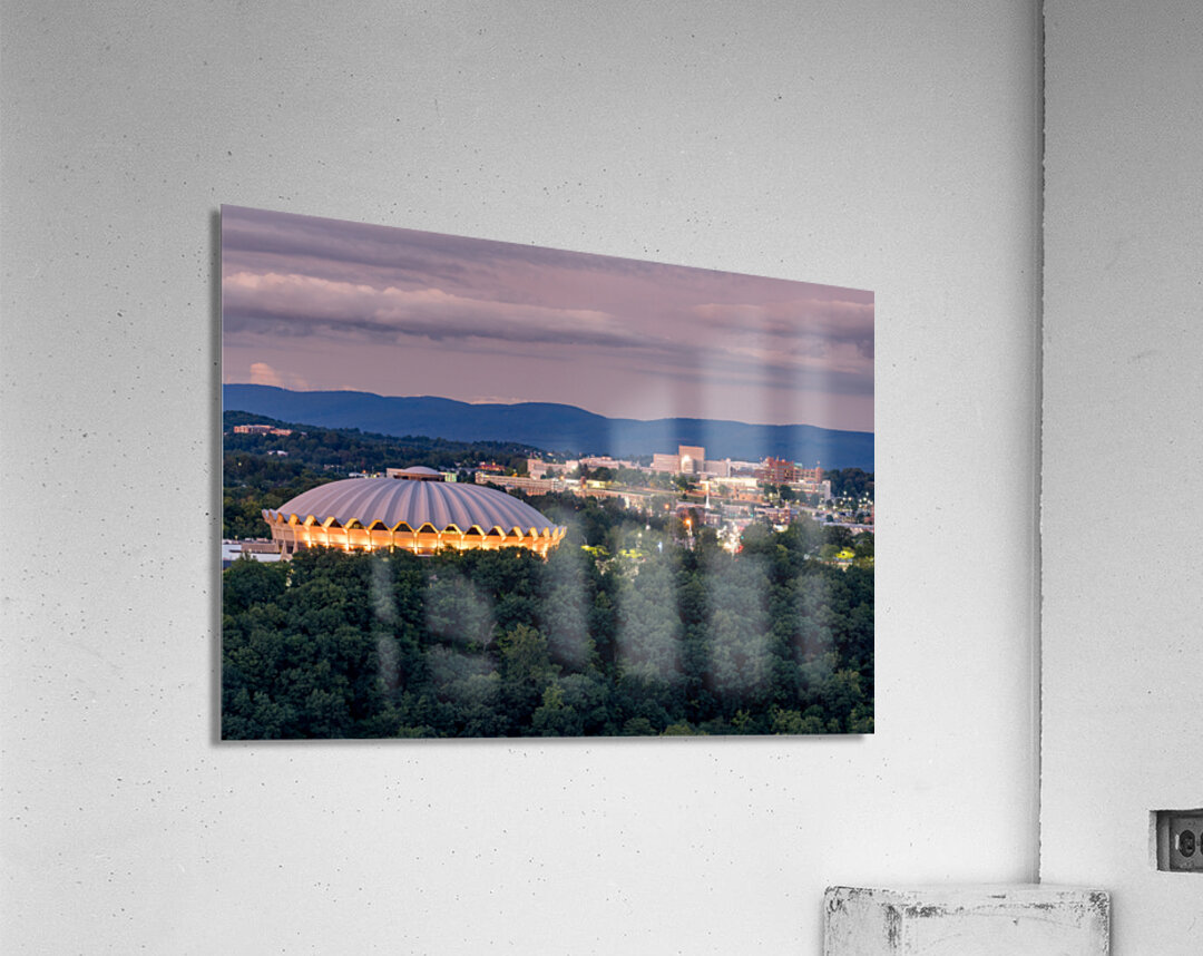 Dusk over Evansdale in Morgantown West Virginia Acrylic Print